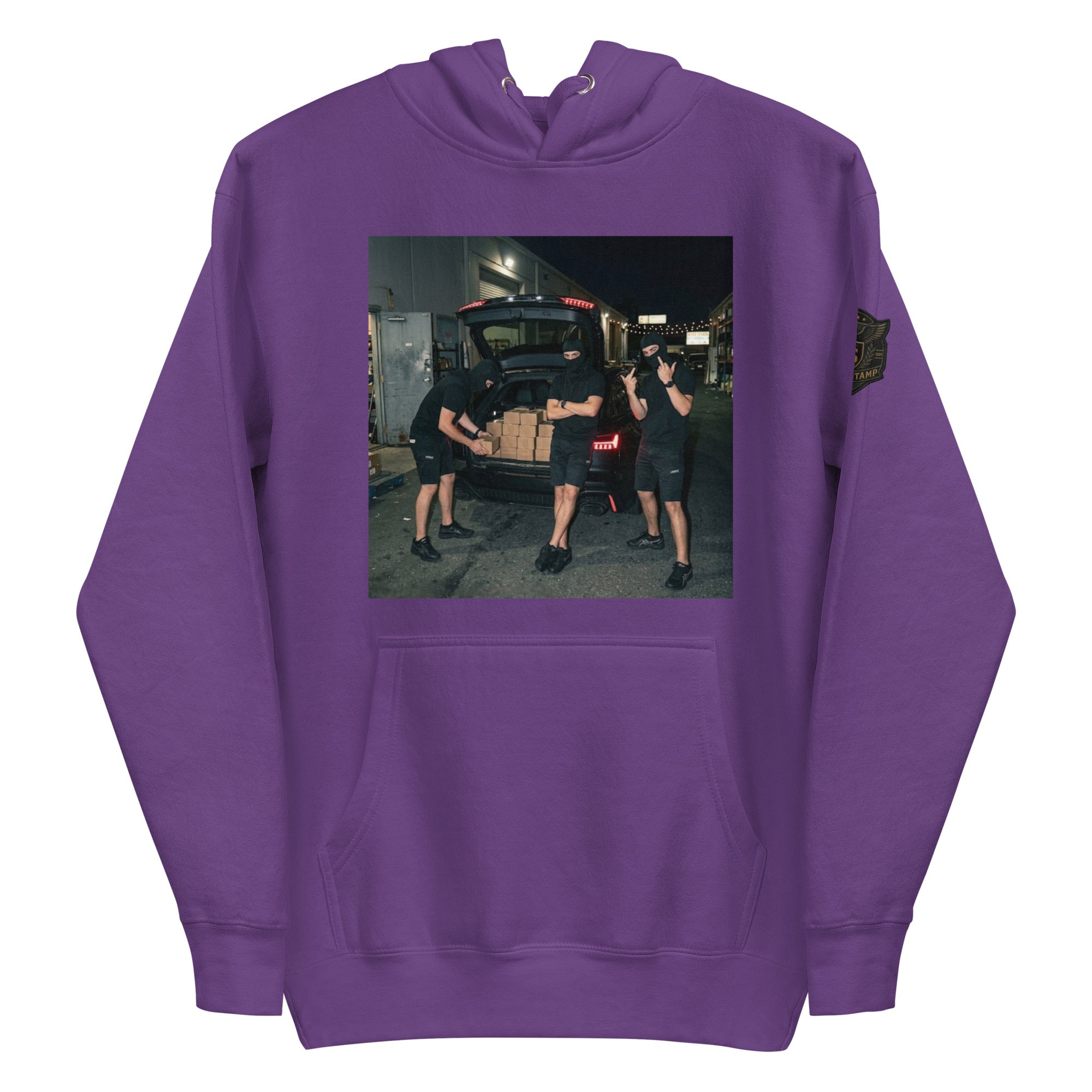 BlackStamp Crime Chaos Unisex Hoodie premium hoodie, product image 3