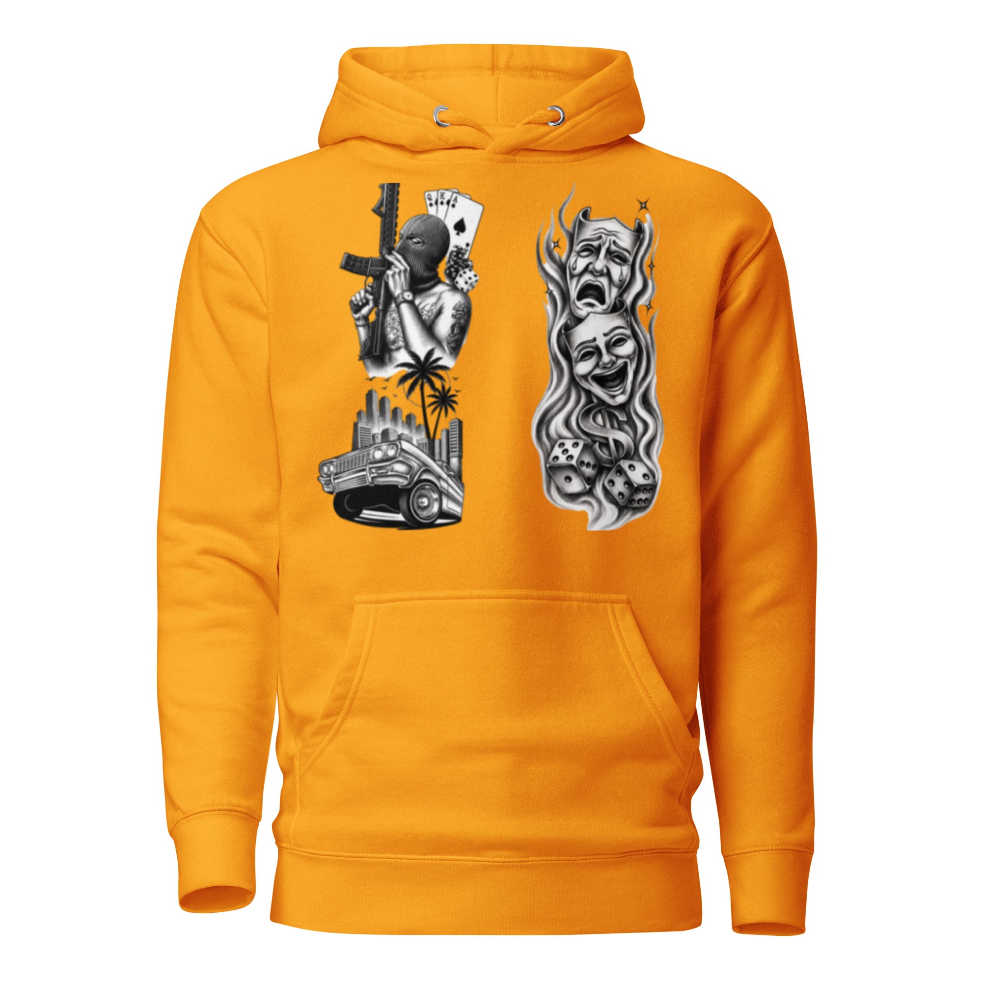 BlackStamp Crime and Chaos Hoodie premium hoodie, product image 6