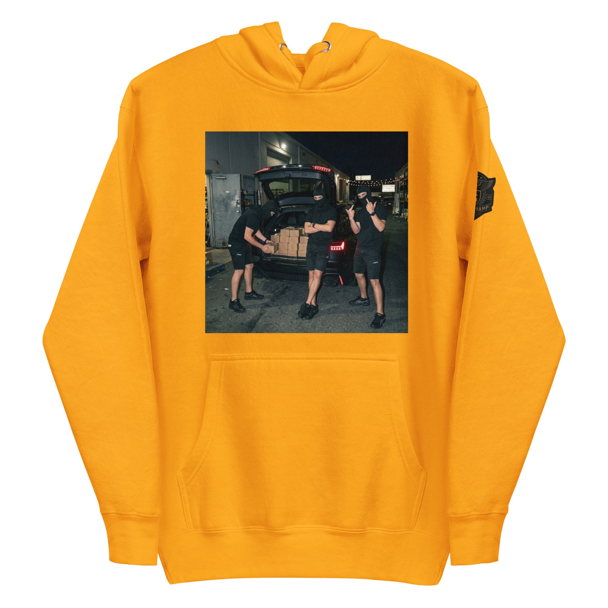 BlackStamp Crime Chaos Unisex Hoodie premium hoodie, product image 5