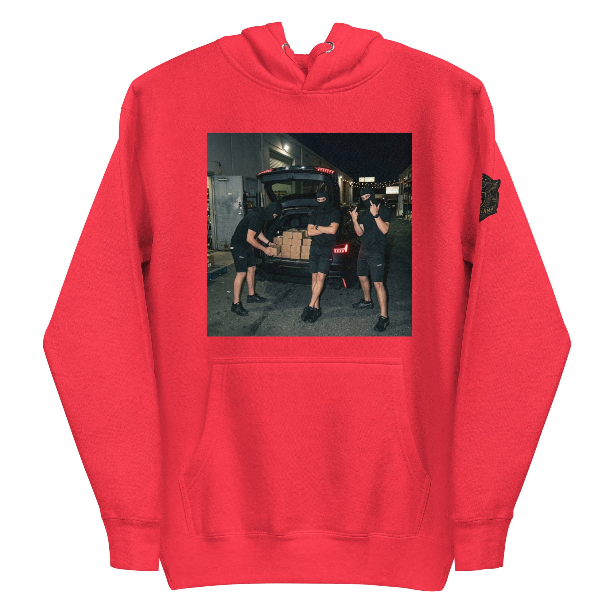 BlackStamp Crime Chaos Unisex Hoodie premium hoodie, product image 4