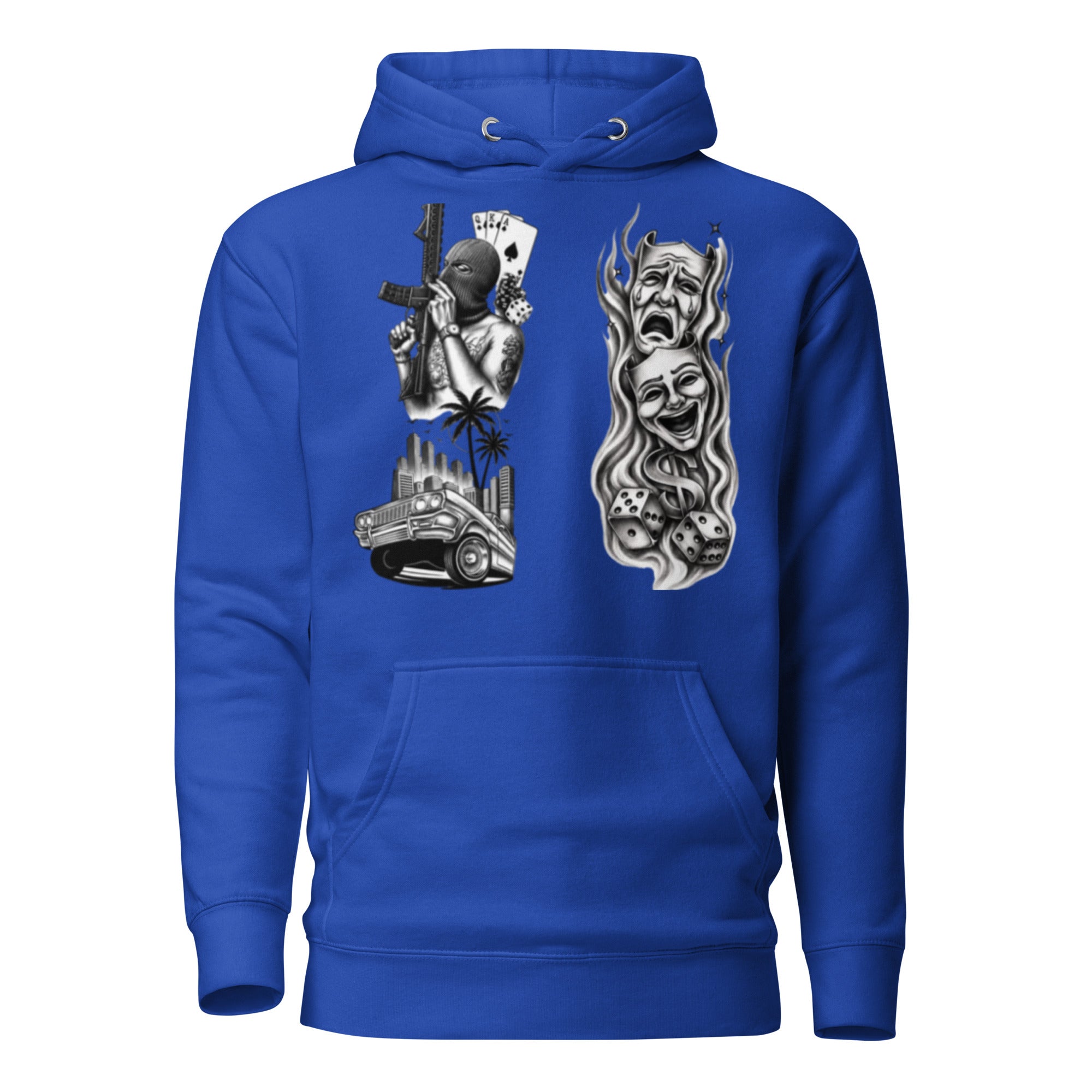 BlackStamp Crime and Chaos Hoodie premium hoodie, product image 2