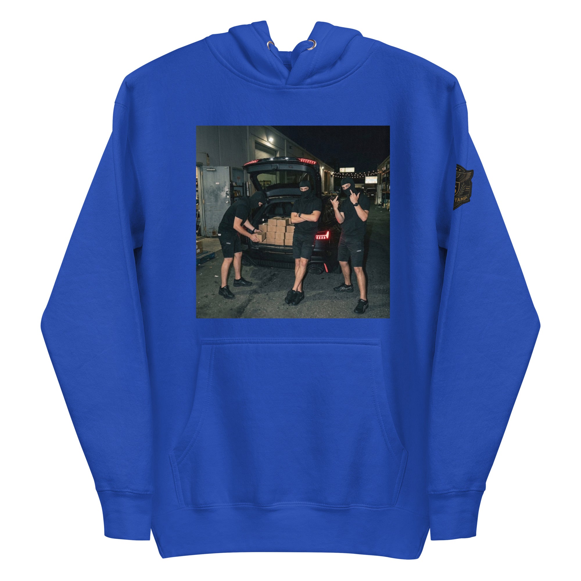 BlackStamp Crime Chaos Unisex Hoodie premium hoodie, product image 2