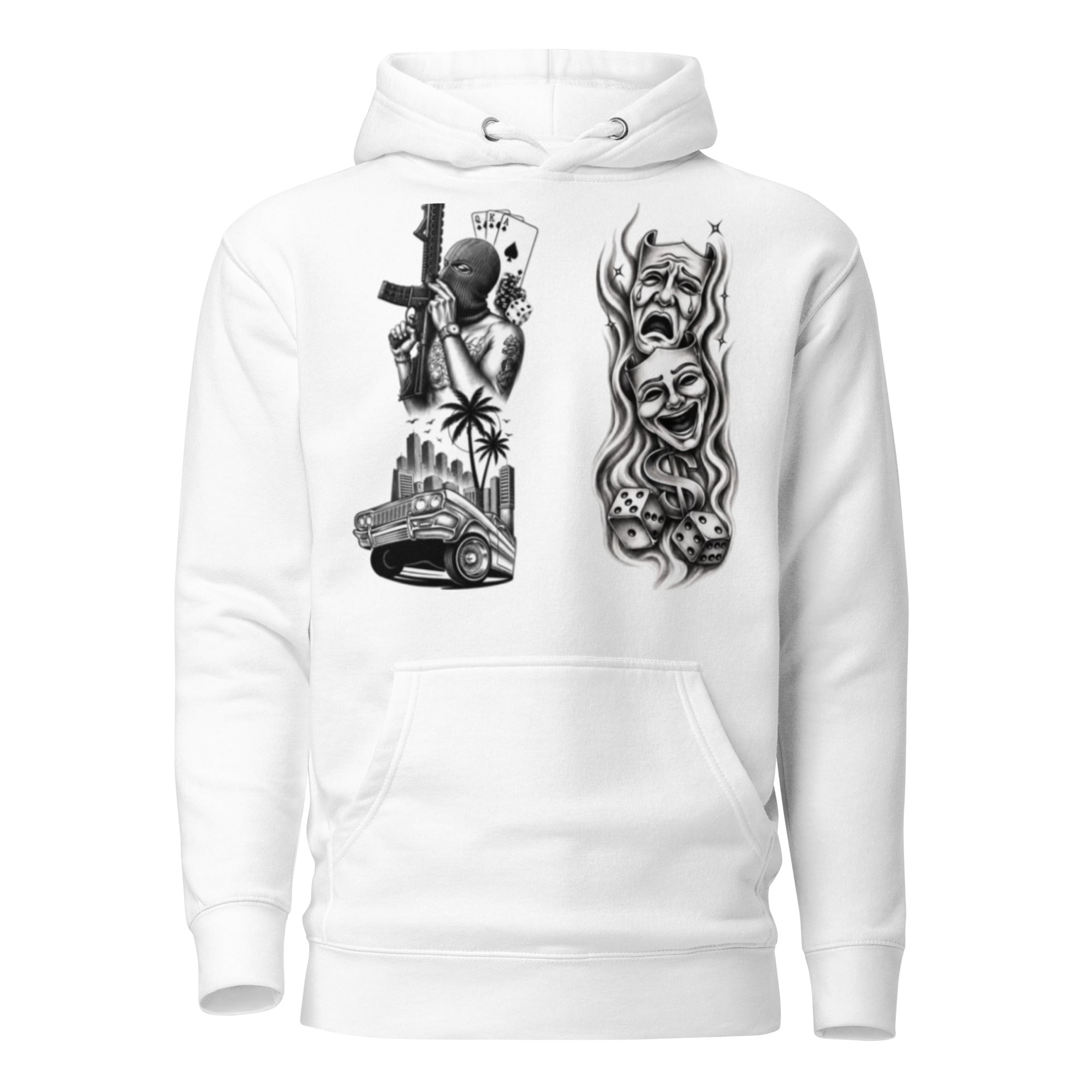 BlackStamp Crime and Chaos Hoodie premium hoodie, product image 8