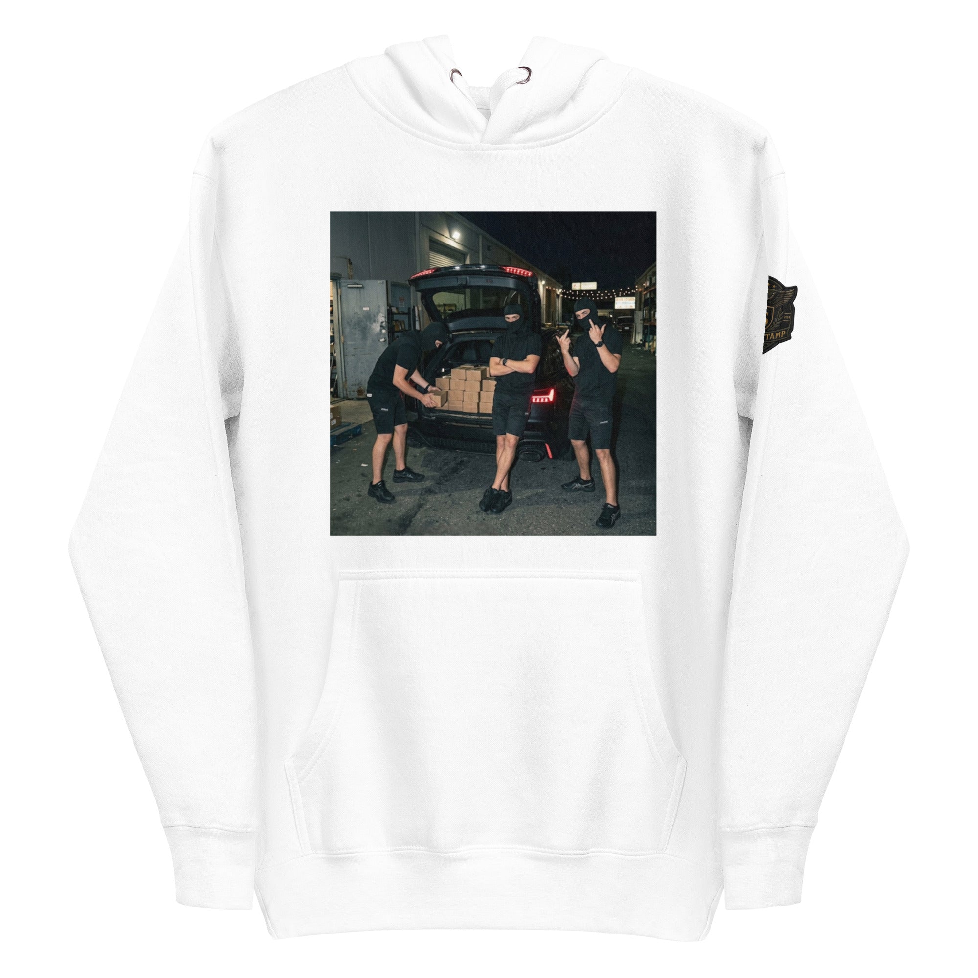 BlackStamp Crime Chaos Unisex Hoodie premium hoodie, product image 6
