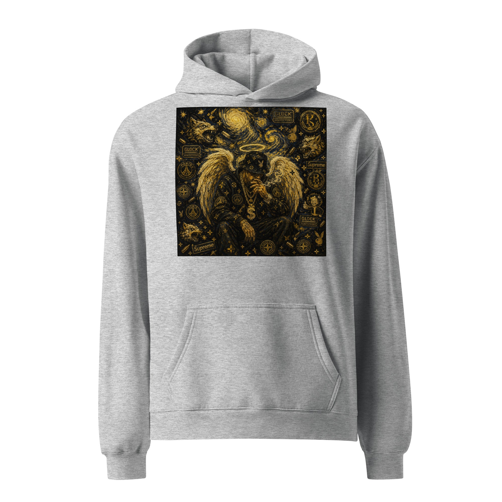 BlackStamp Hood Angel oversized hoodie premium hoodie, product image 8