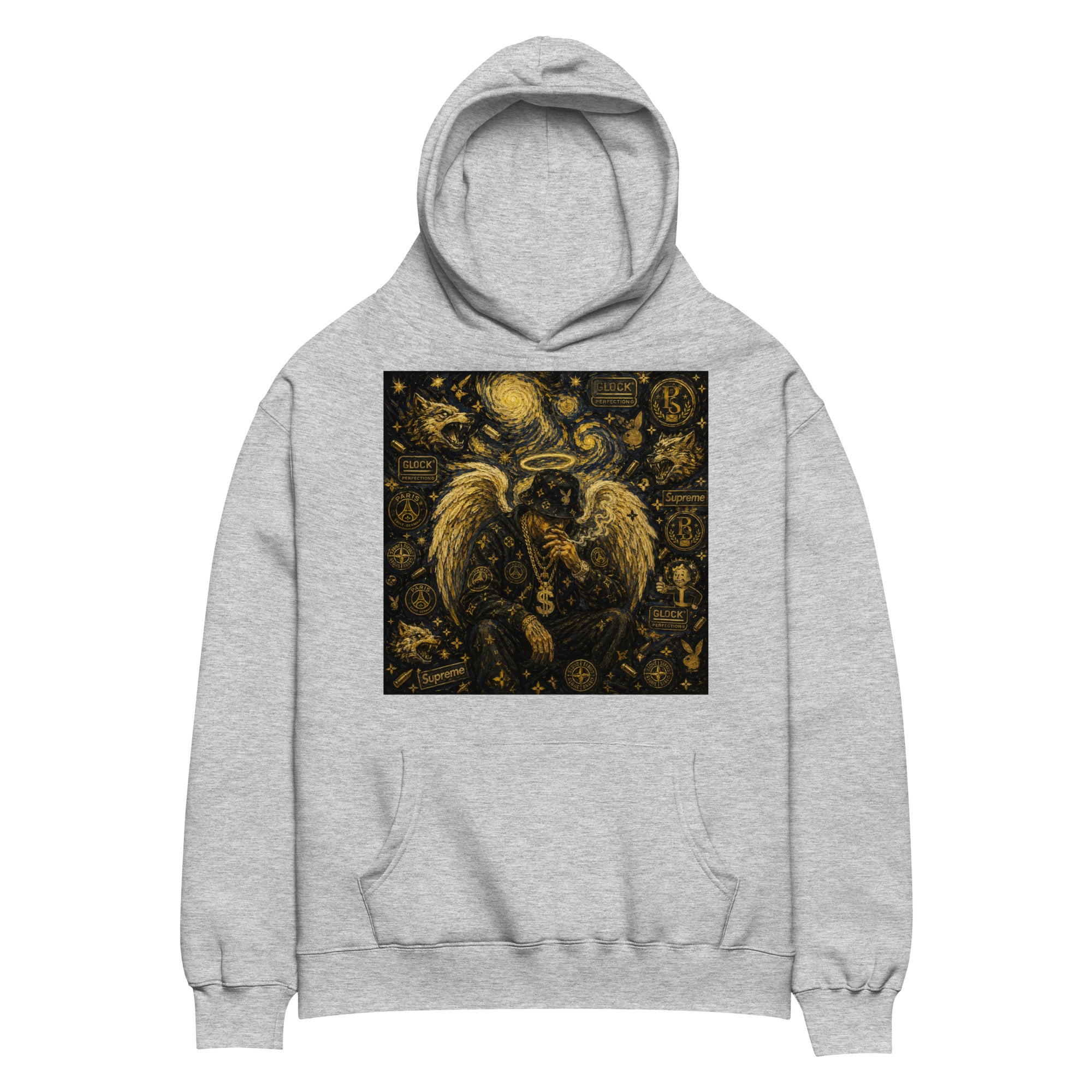 BlackStamp Hood Angel oversized hoodie premium hoodie, product image 16