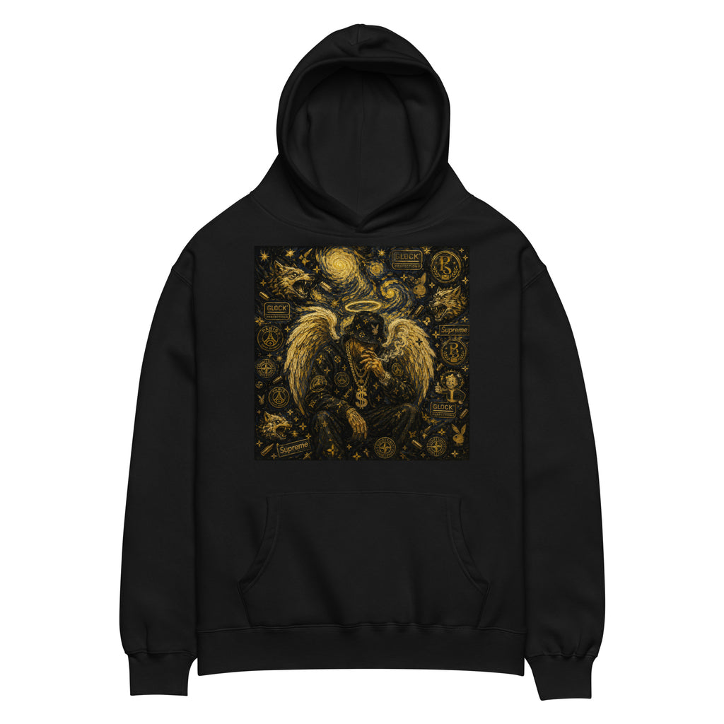 BlackStamp Hood Angel oversized hoodie premium hoodie, product image 1