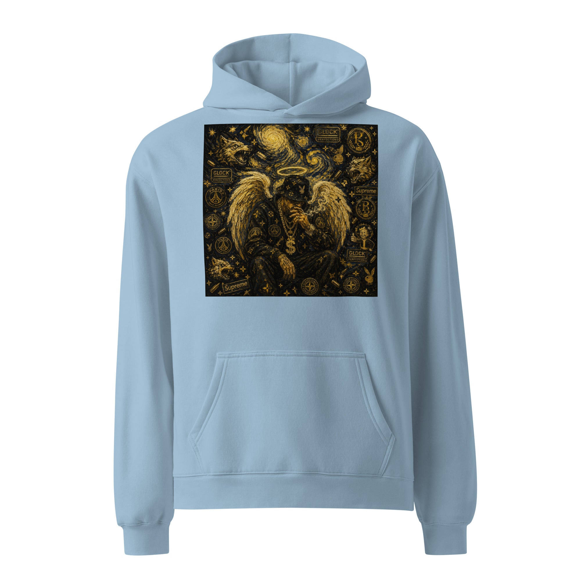BlackStamp Hood Angel oversized hoodie premium hoodie, product image 7