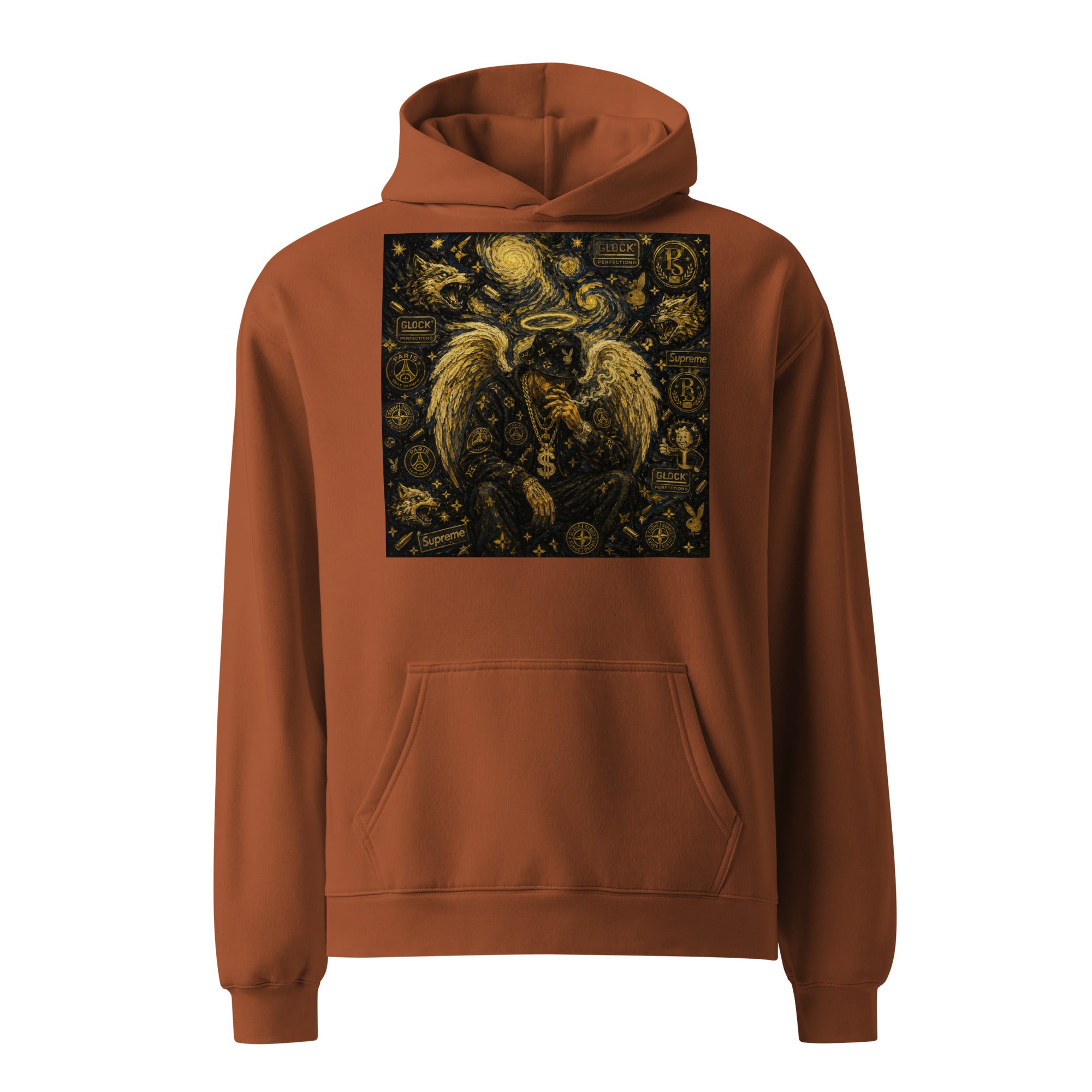 BlackStamp Hood Angel oversized hoodie premium hoodie, product image 5