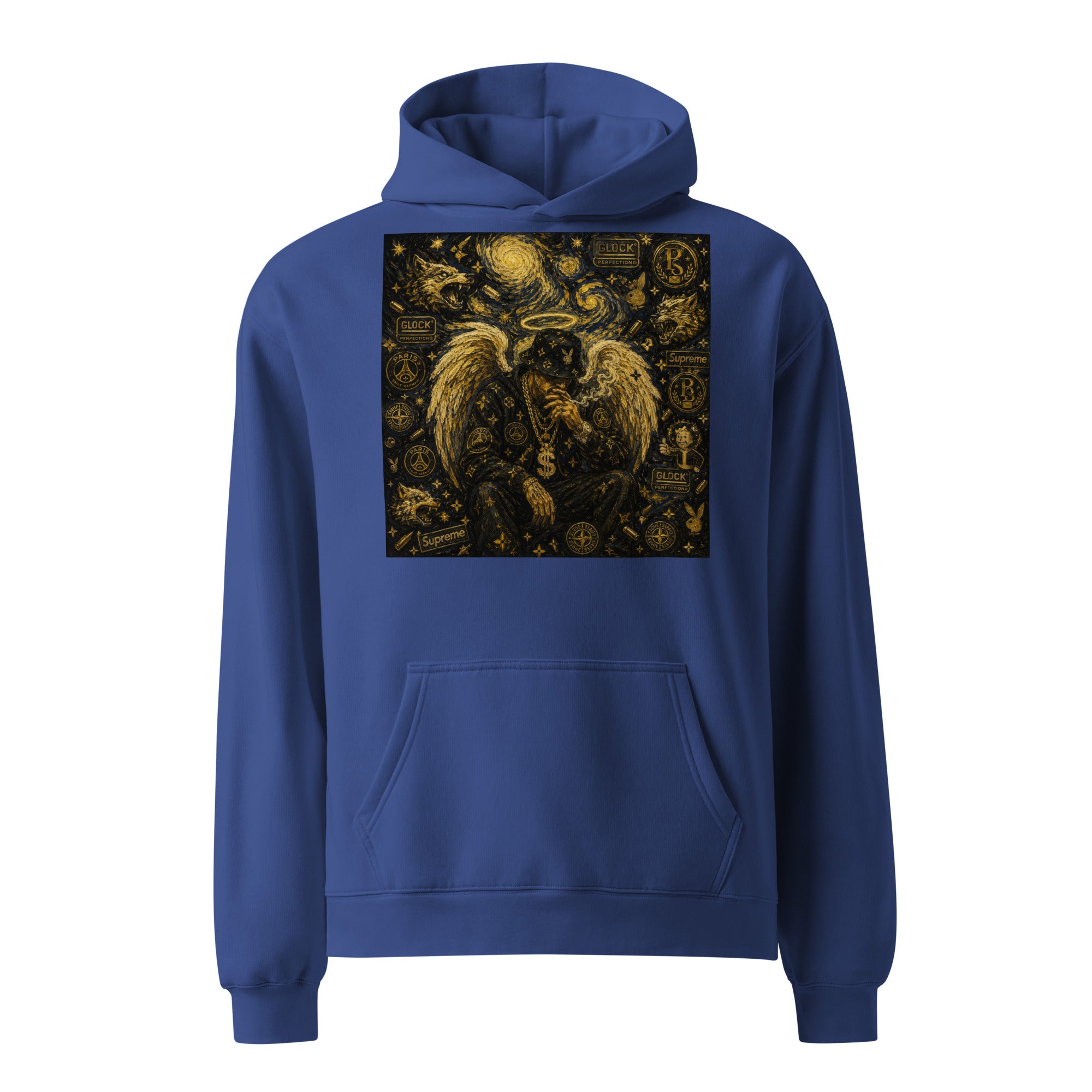 BlackStamp Hood Angel oversized hoodie premium hoodie, product image 4