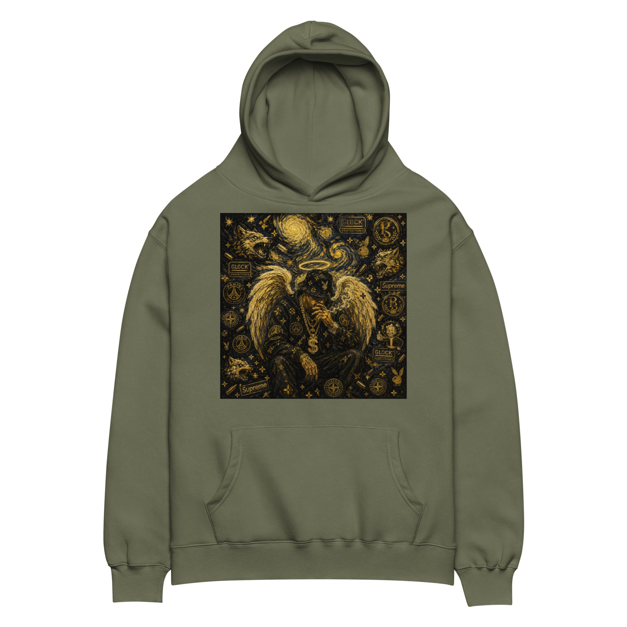 BlackStamp Hood Angel oversized hoodie premium hoodie, product image 14