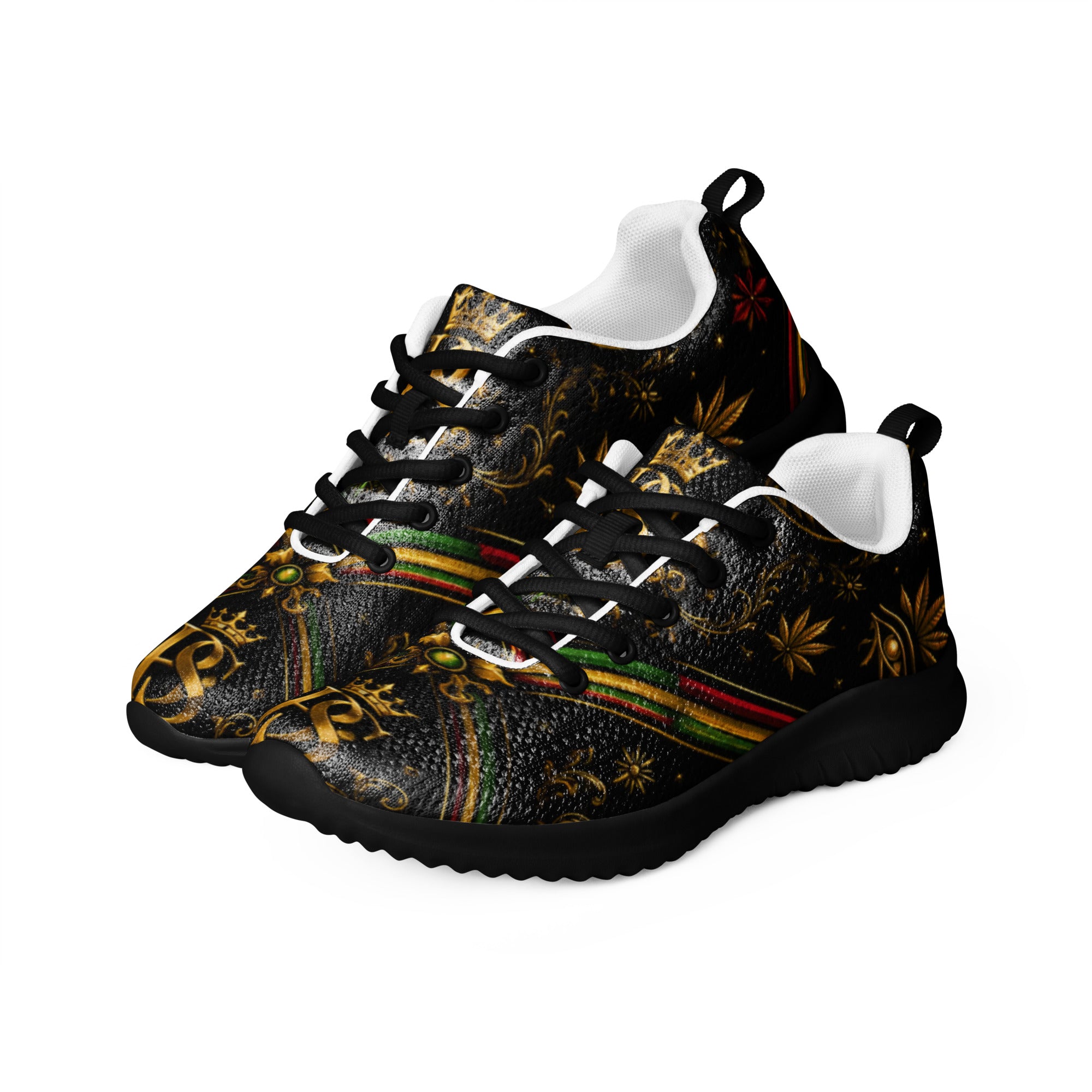 BlackStamp Rasta Lion Women’s athletic shoes designer shoes, product image 5