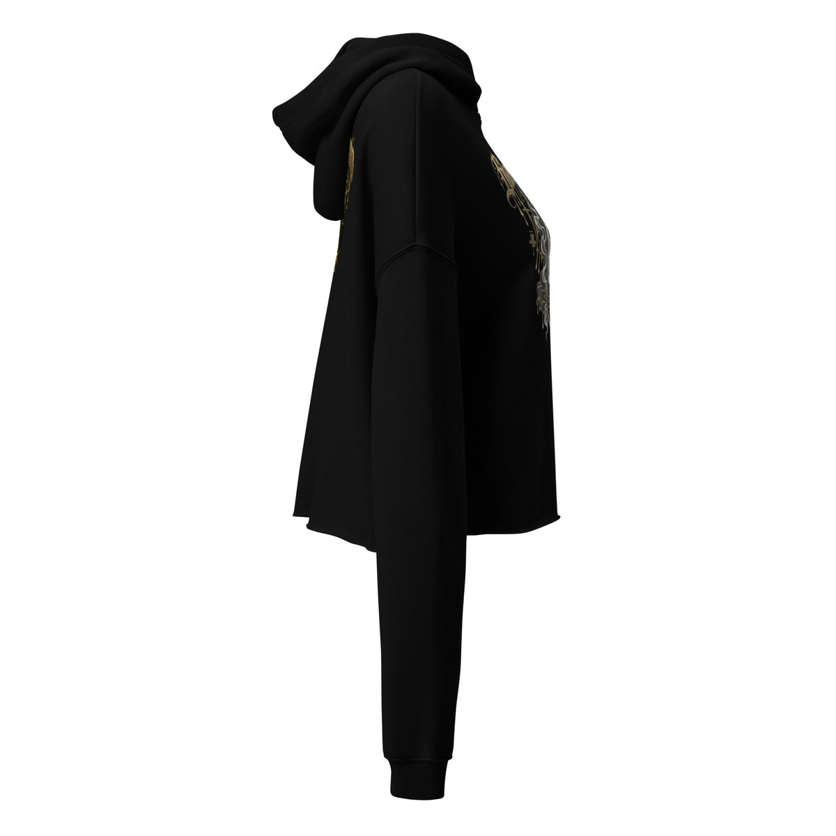 BlackStamp©™ Crop Hoodie 001 – Produktansicht 3